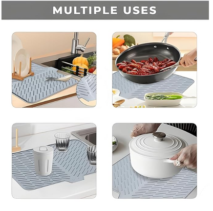 Silicone Dish Drying Mat for Kitchen