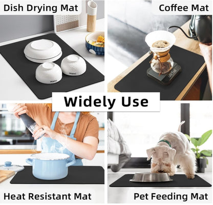 Drying mat for Kitchen, Water Absorbent Mat (PACK OF 2)